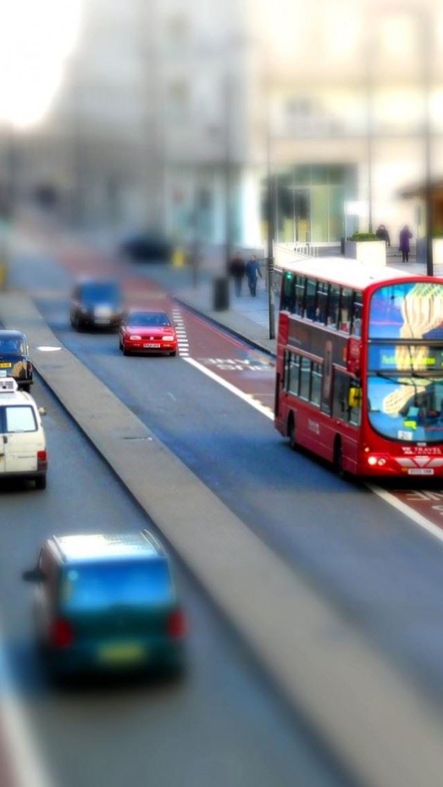 640x1136 United Kingdom England London Morning - road iPhone Wallpaper