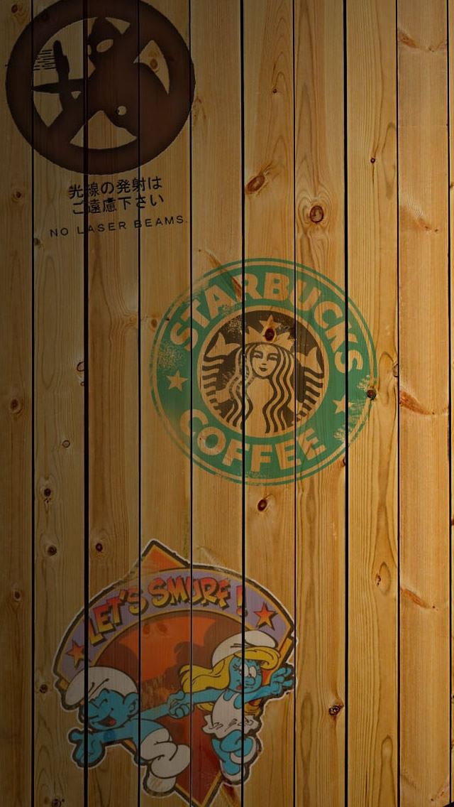 640x1136 Bape Bar Wood - logo iPhone Wallpaper