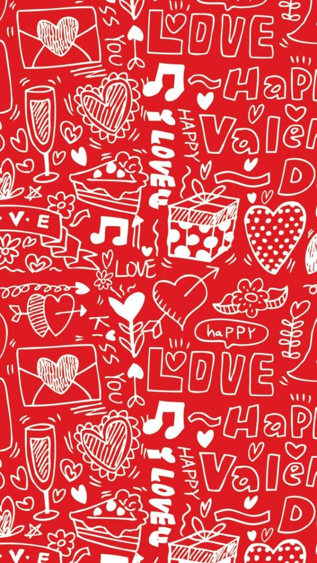 640x1136 Happy Valentines - love iPhone Wallpaper