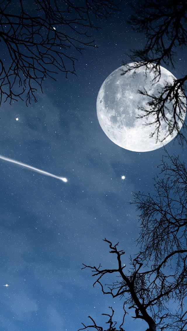 640x1136 Moonlight -  iPhone Wallpaper
