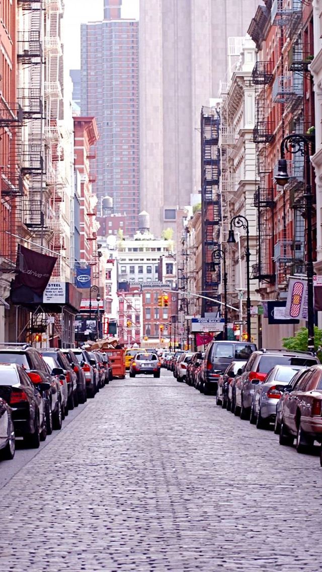 640x1136 Building Machines - road iPhone Wallpaper