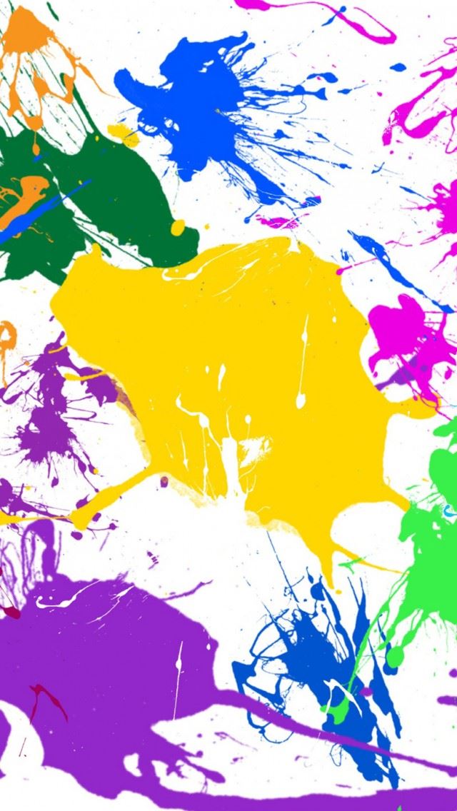 640x1136 Paint Splatter Colorful - paint iPhone Wallpaper