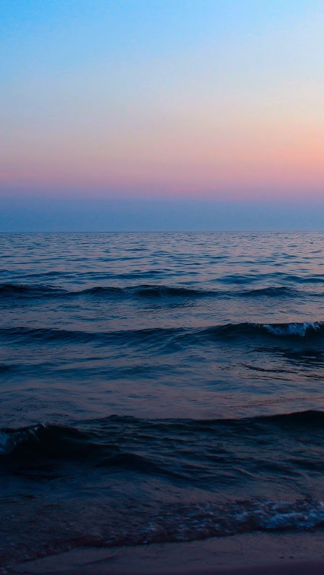 640x1136 Beach nature - waves iPhone Wallpaper