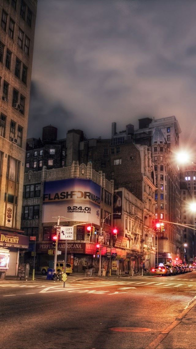 640x1136 Broadway Street - tower iPhone Wallpaper