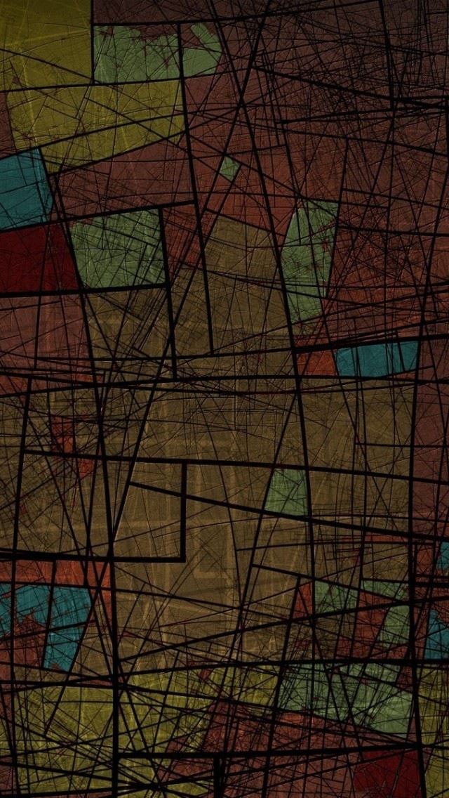 640x1136 Colorful Textures Black Line - textures iPhone Wallpaper