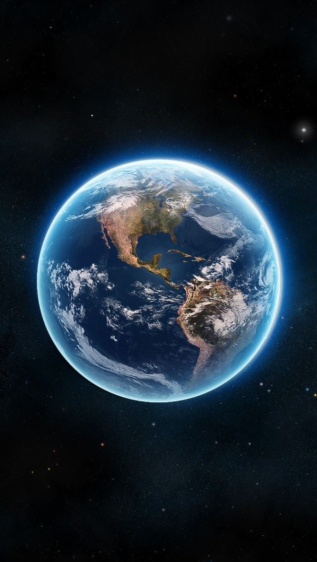 640x1136 Earth The Blue Planet -  iPhone Wallpaper