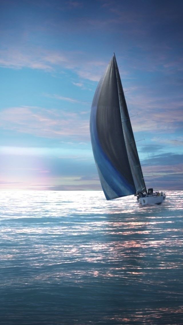 640x1136 Sailing Boat HD - sea iPhone Wallpaper