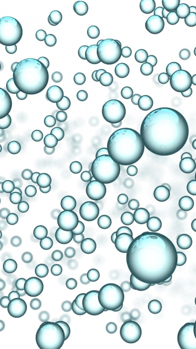 640x1136 Gene White Abstract - bubble iPhone Wallpaper