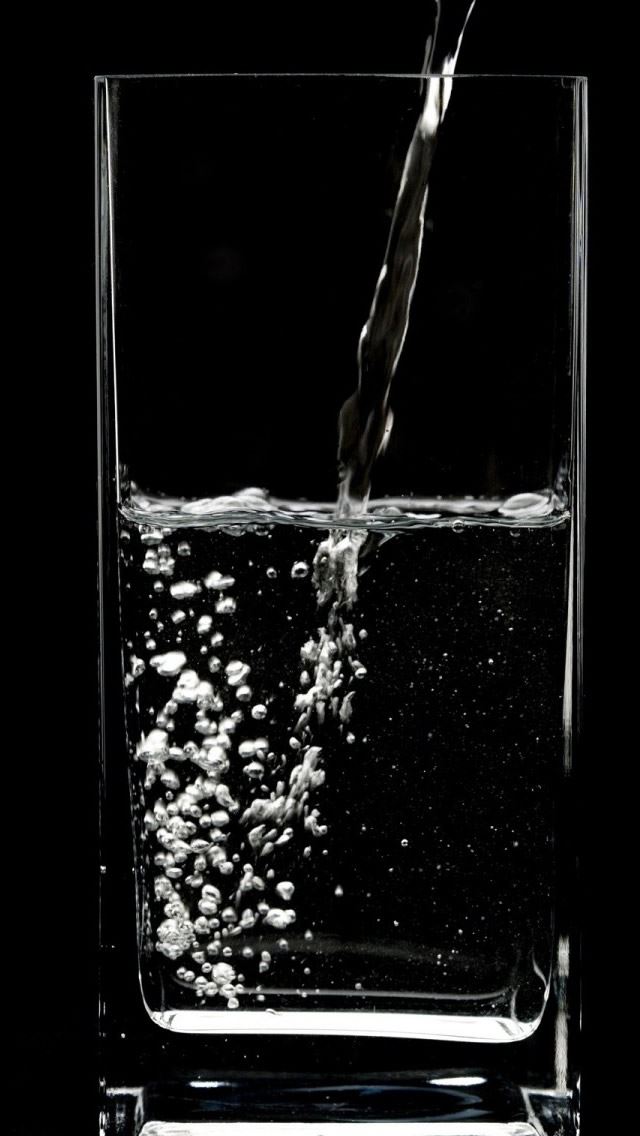 640x1136 Coldwater Black - bubble iPhone Wallpaper
