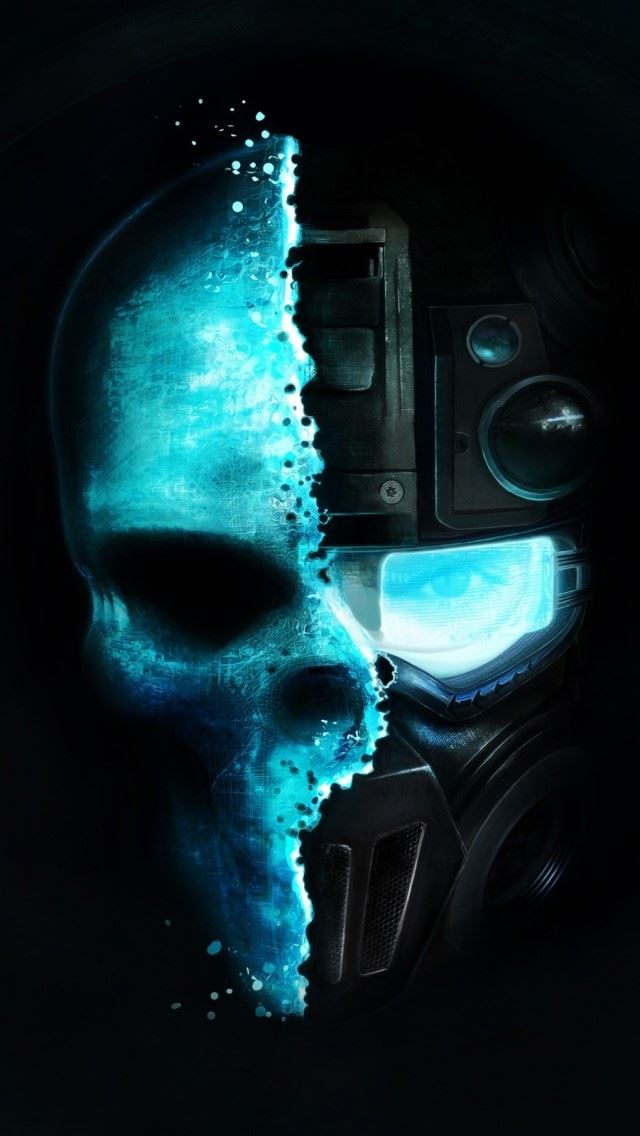 640x1136 Tom Game Ghost Recon Skull - skull iPhone Wallpaper