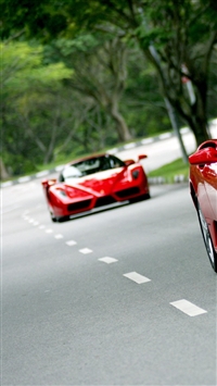 Ferrari Red Speed Grace Walk HD wallpaper