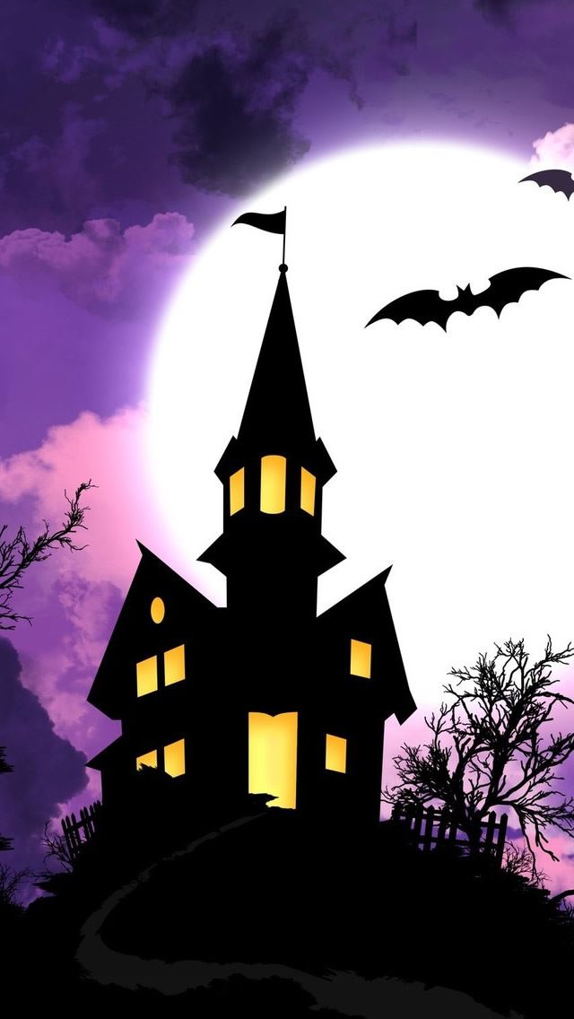 640x1136 Haunted Castle Holiday HD - castle iPhone Wallpaper