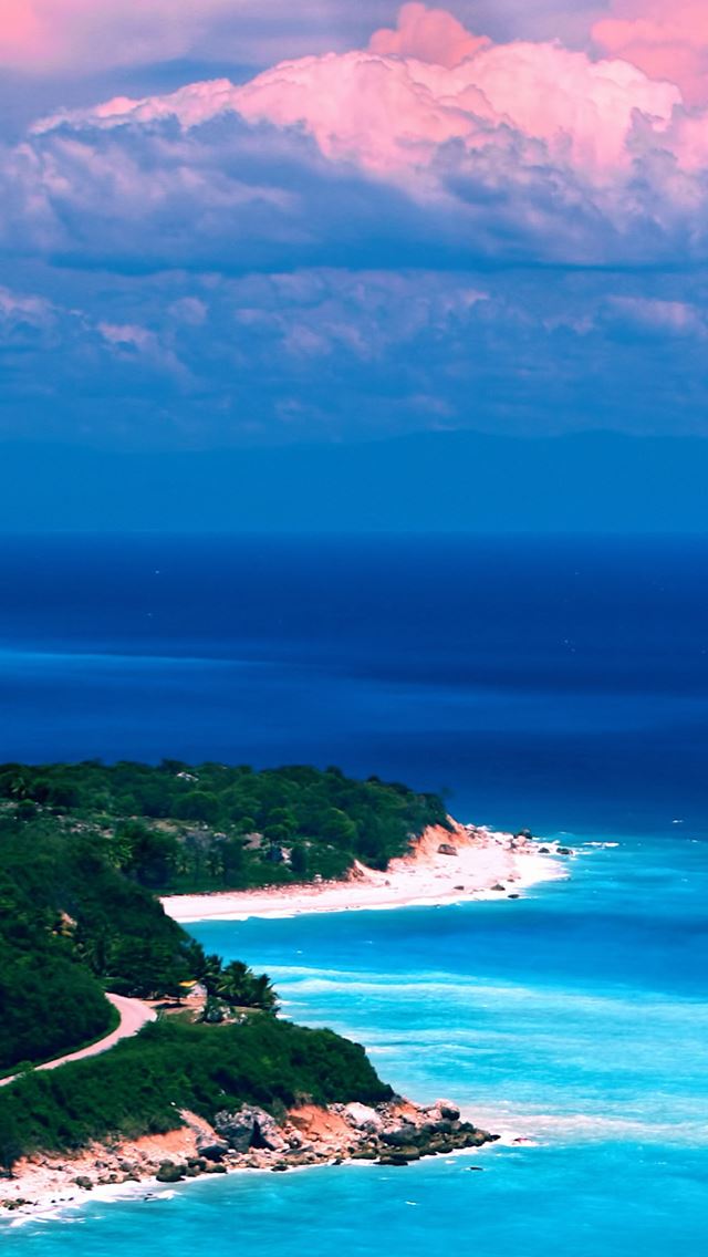 640x1136 Caribbean coast - sea iPhone Wallpaper