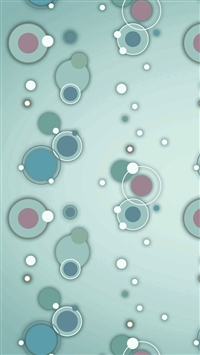 Blue Circles And Bubbles wallpaper
