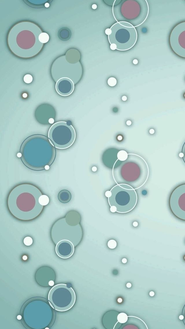 640x1136 Blue Circles And Bubbles - bubbles iPhone Wallpaper