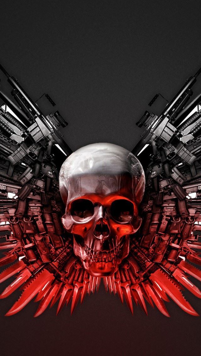 1284x2778 The Expendables Weapons Hd - hd iPhone Wallpaper