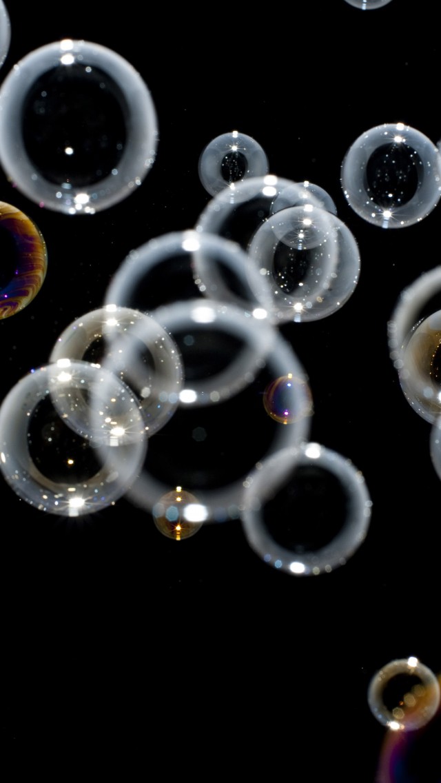 Aperture Bubbles iPhone wallpaper 