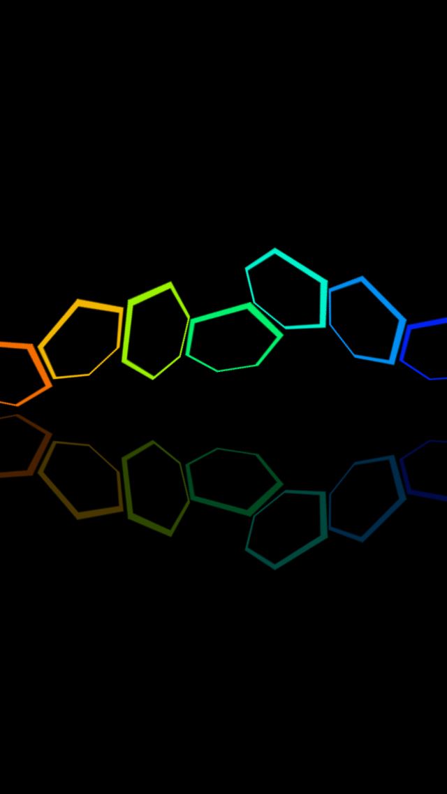 640x1136 Abstract Hexagonal background - abstract iPhone Wallpaper