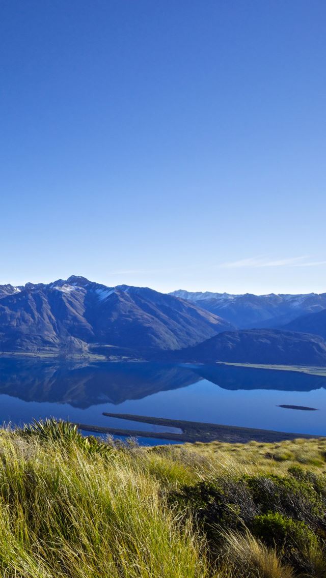 640x1136 Lake - mountain iPhone Wallpaper
