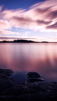 Dusk Long Exposure wallpaper