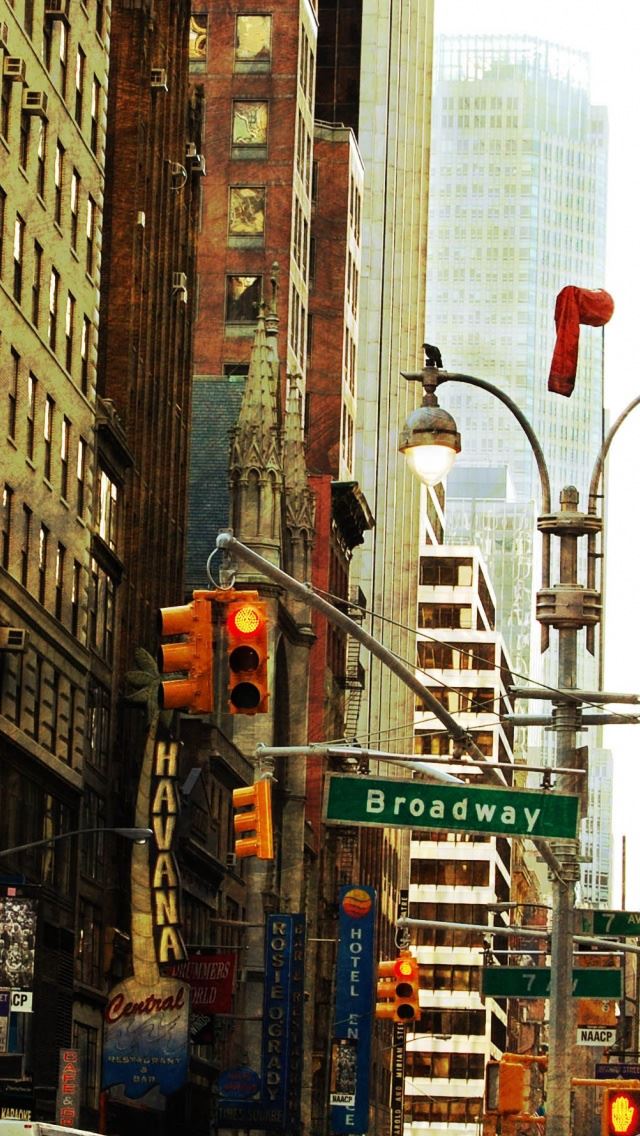640x1136 New York By Day - tower iPhone Wallpaper