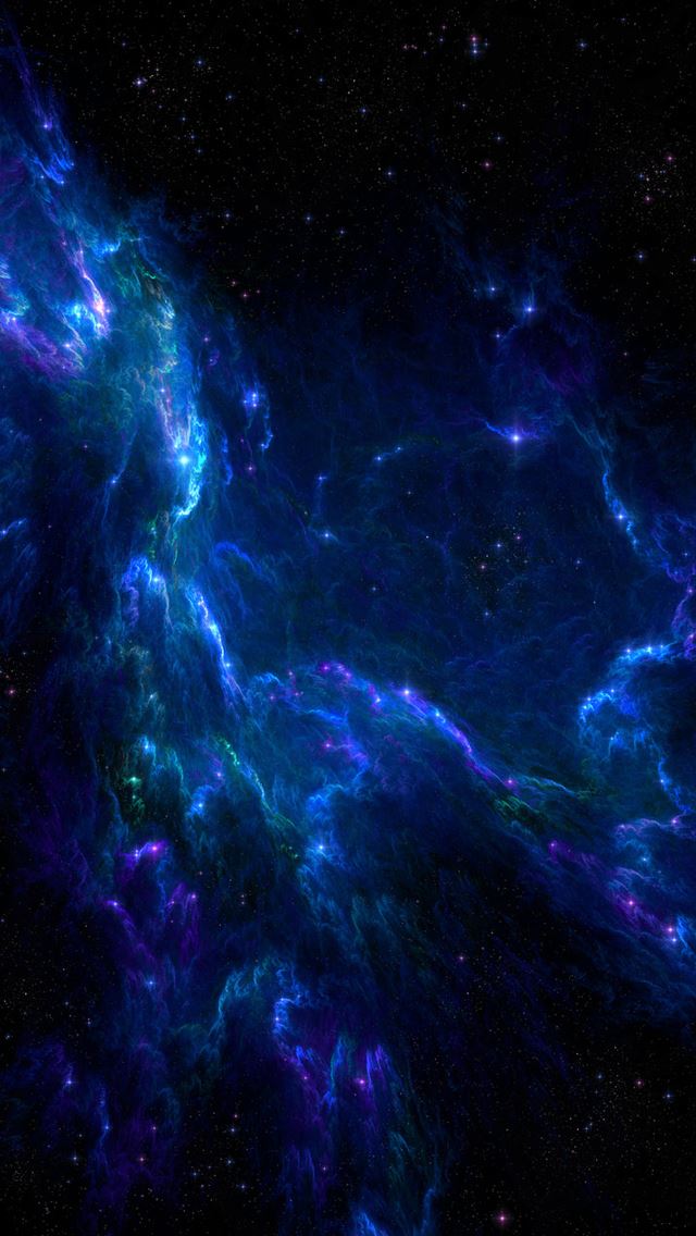 640x1136 Blue clouds outer space - clouds iPhone Wallpaper