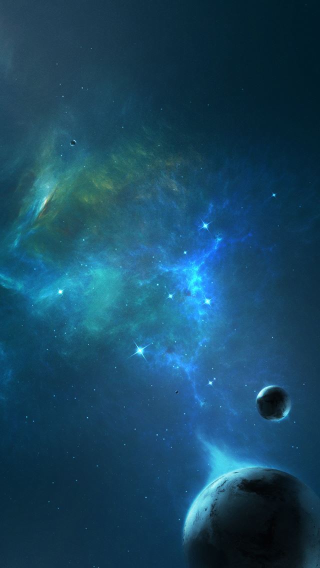 640x1136 Outer space planets -  iPhone Wallpaper