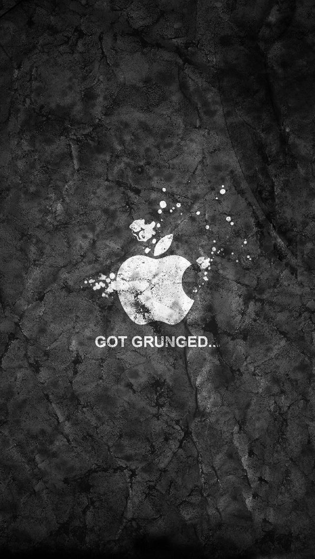 640x1136 Apple Logo Gray - veins iPhone Wallpaper
