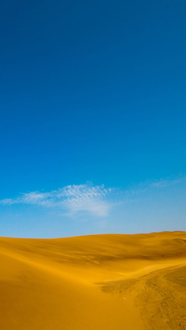 640x1136 Golden desert - desert iPhone Wallpaper