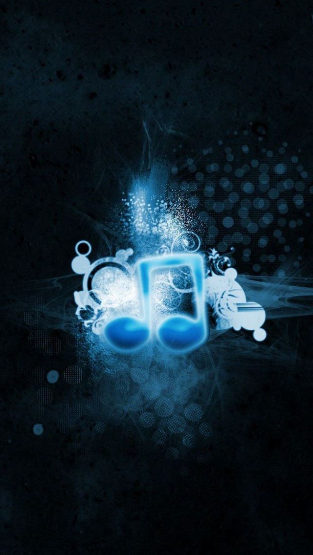 640x1136 Icon Music Black - music iPhone Wallpaper