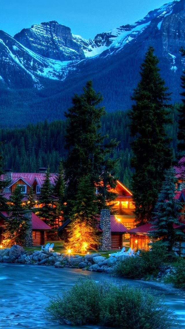 640x1136 Mountain resort - resort iPhone Wallpaper