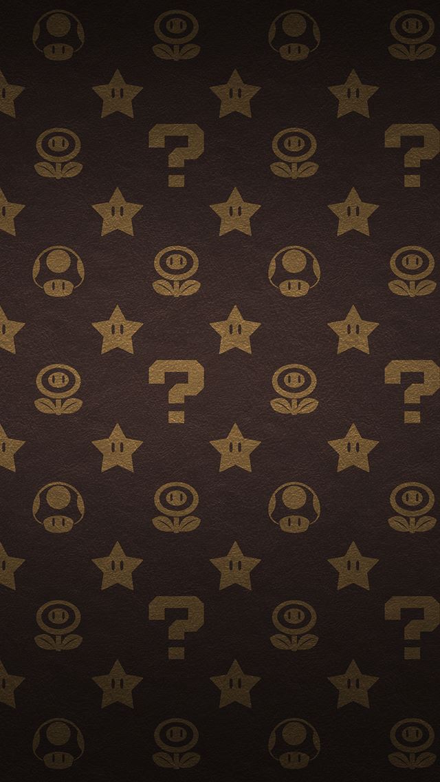 640x1136 Super Mario - yellow iPhone Wallpaper