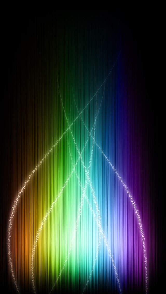 640x1136 Spectrum - white iPhone Wallpaper
