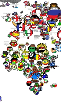 Countries flags funny minimalistic wallpaper