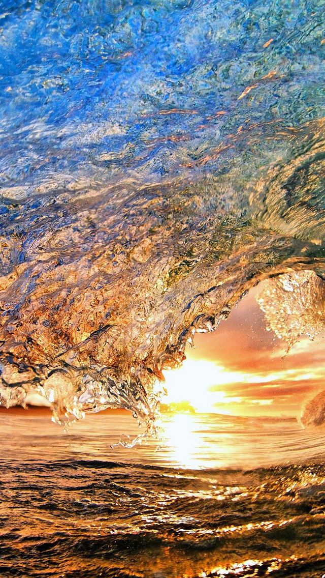 640x1136 Colorful wave -  iPhone Wallpaper