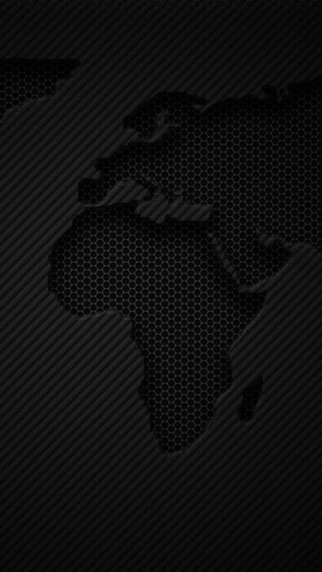 1284x2778 World Map Dark - map iPhone Wallpaper