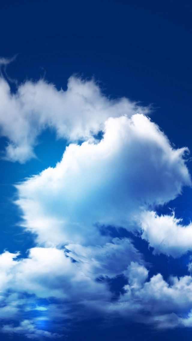640x1136 Blue sky -  iPhone Wallpaper