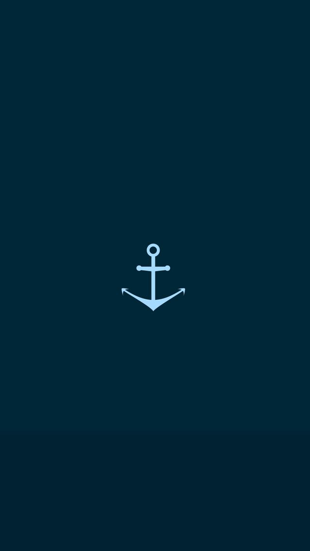 640x1136 Sea Anchor - mark iPhone Wallpaper