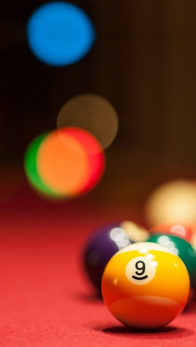 640x1136 Balls billiards -  iPhone Wallpaper