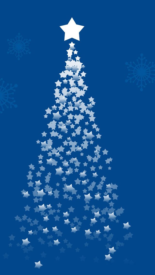 640x1136 Merry christmas - star iPhone Wallpaper