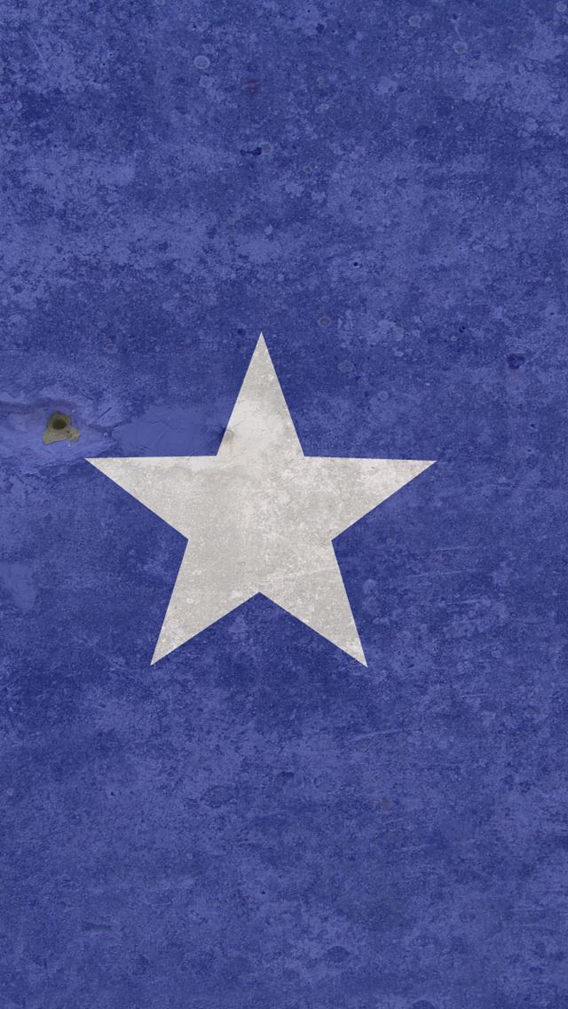 640x1136 Blue minimalistic star - star iPhone Wallpaper