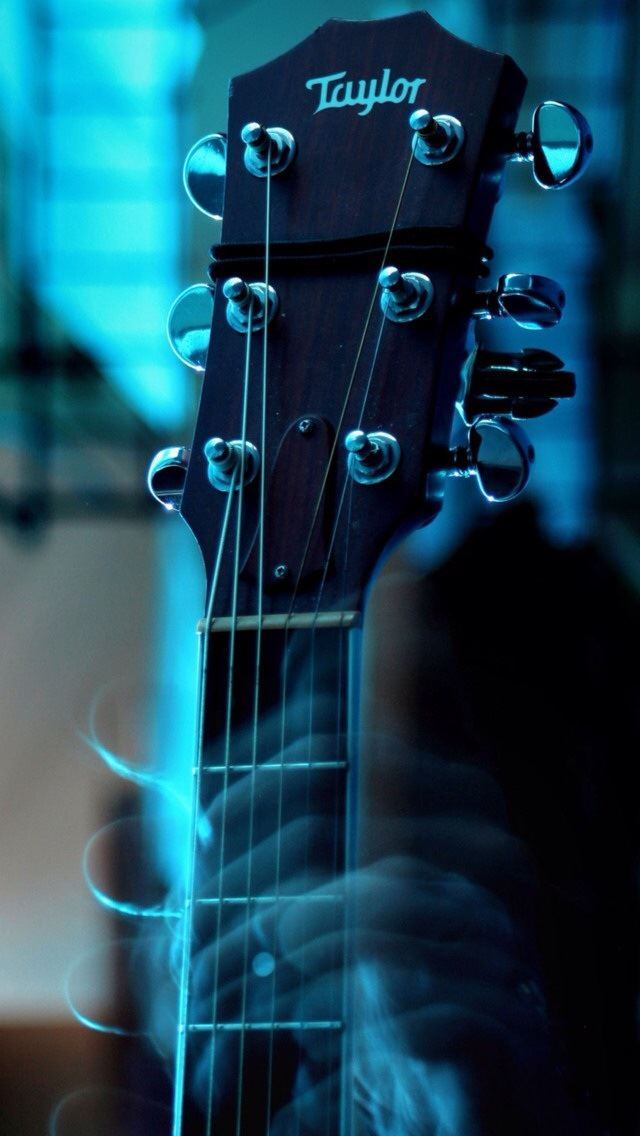 1284x2778 Guitar head - shadow iPhone Wallpaper