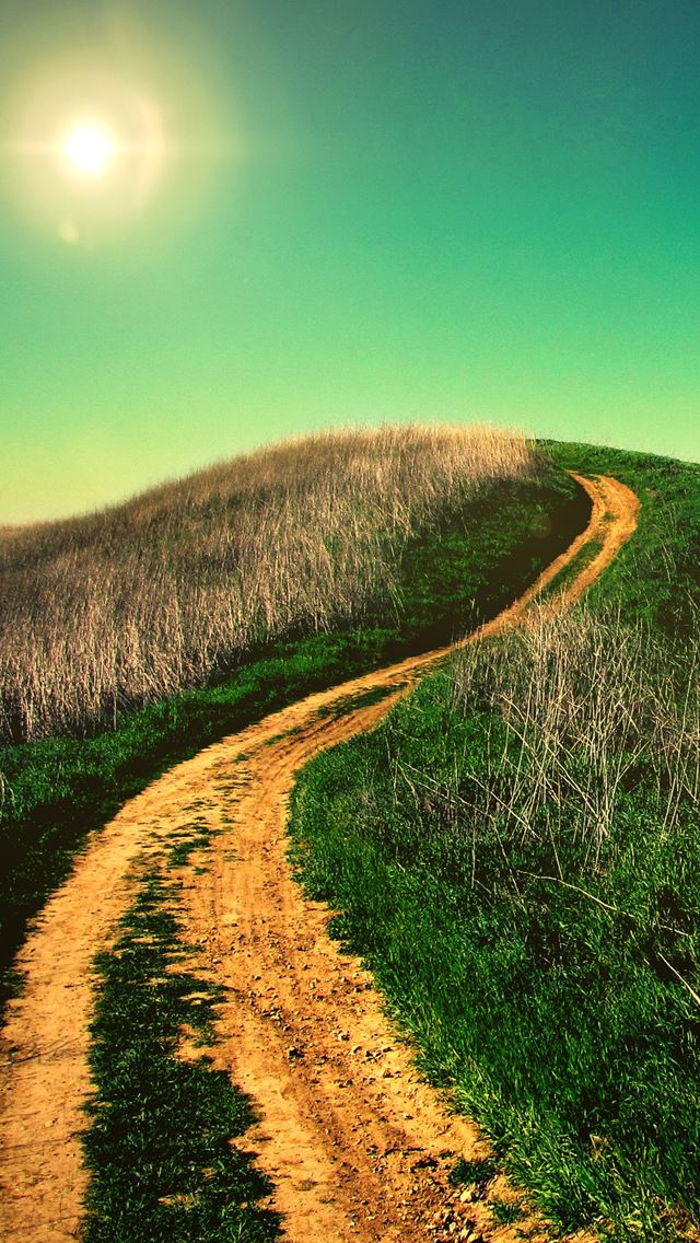 640x1136 Winding country road - country iPhone Wallpaper