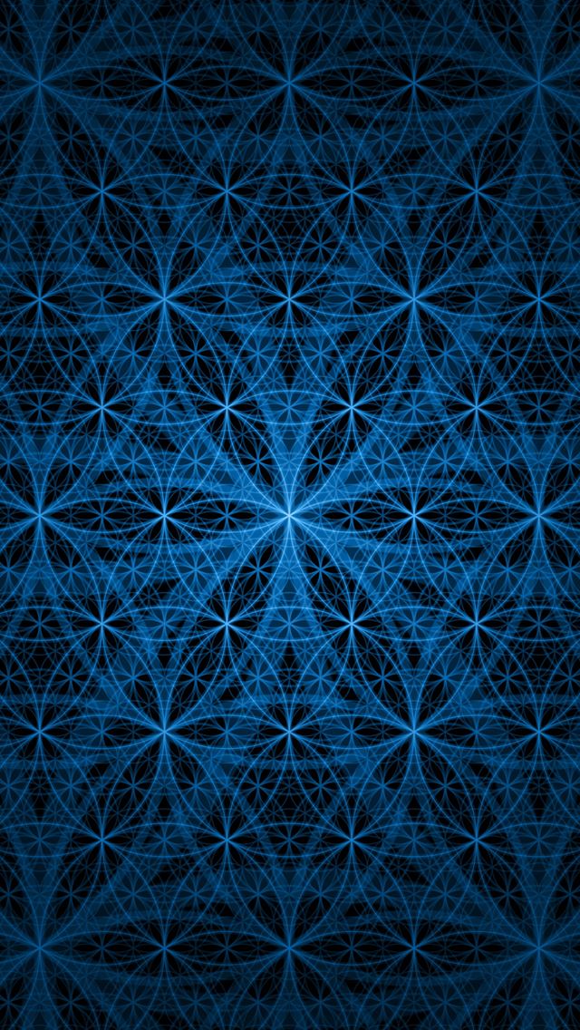 640x1136 Blue Circles - aesthetic iPhone Wallpaper