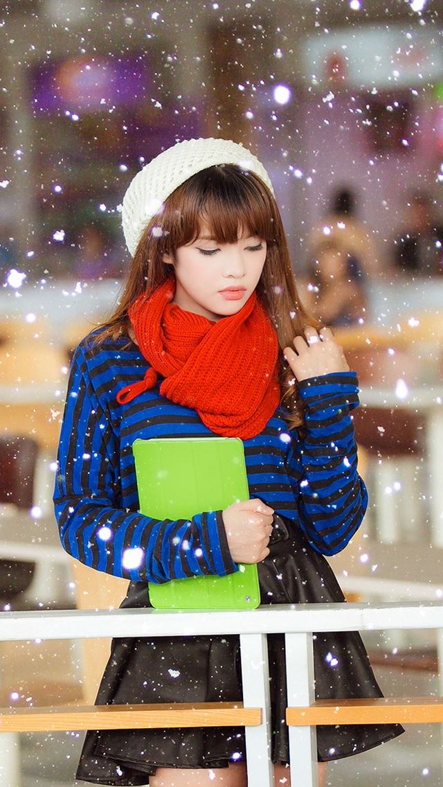 640x1136 Beautiful asian girl -  iPhone Wallpaper