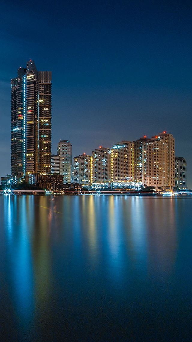 640x1136 City night - building iPhone Wallpaper