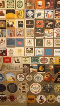 Stamps badge wallpaper