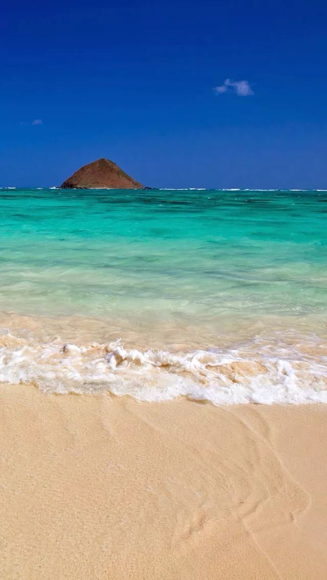 640x1136 Beach - waves iPhone Wallpaper