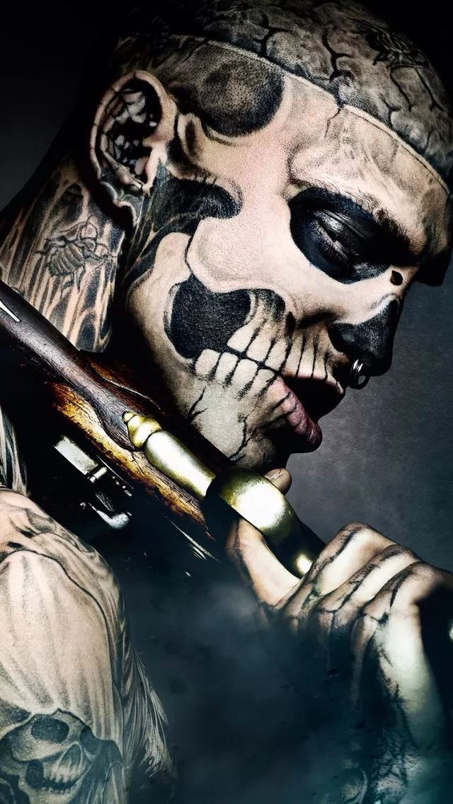640x1136 Skeleton Boy -  iPhone Wallpaper