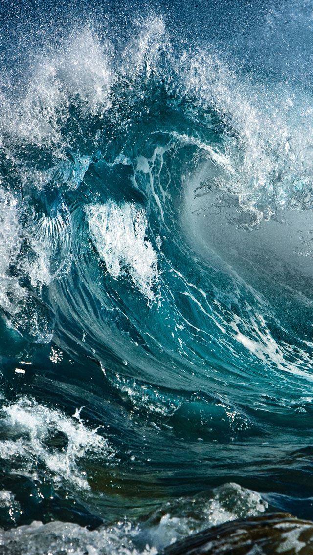 640x1136 Wave -  iPhone Wallpaper